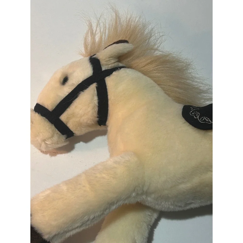 Wells Fargo Legendary Pony El Toro 2014 Stuffed Animal Plush Cream Horse